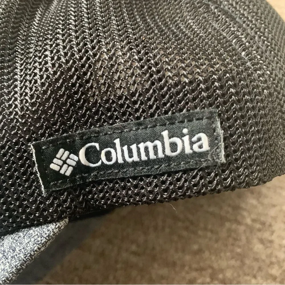 Columbia Black Grey Mesh Baseball Cap
